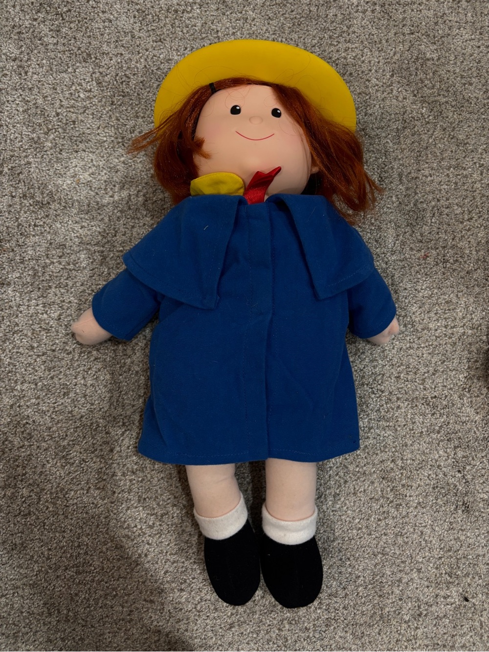 Madeline Talking French Doll School Uniform Hat Bonjour Interactive Plush Vinyl